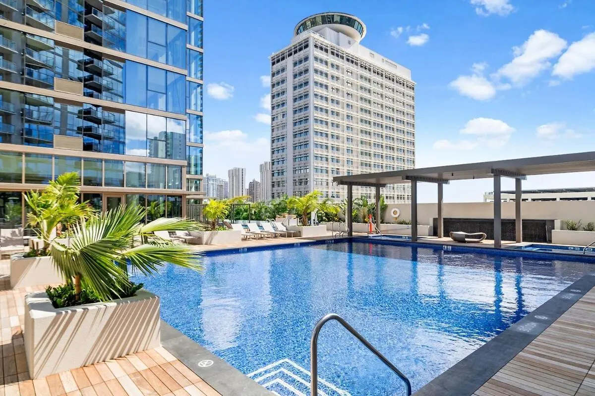 New Luxury Penthouse! Sky Ala Moana 2Bedroom Honolulu Apartmán