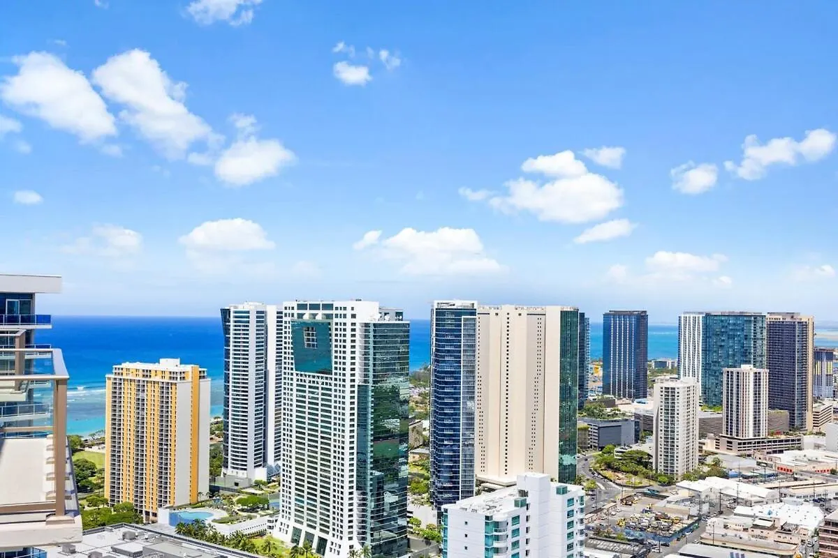New Luxury Penthouse! Sky Ala Moana 2Bedroom Honolulu